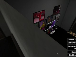 Fuck Nights At Fredrika's Update 0.18 -v2022-04-02 FNAF watchman in a baseball cap