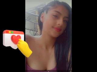 Colombian girl hornier than ever gets a cucumber watch until the end