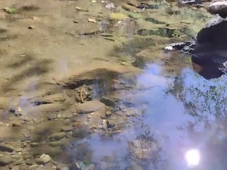 Face fuck under the bridge