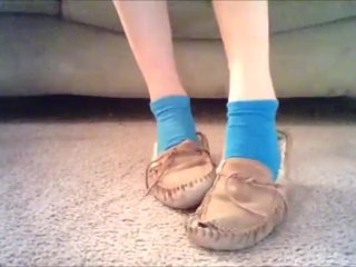 Update Hole in Moccasins Frieda Ann Foot Fetish