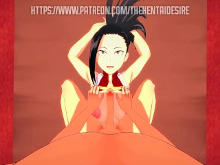 MOMO YAOYOROZU DOES HER FIRST TIME 😳 MY HERO ACADEMIA HENTAI