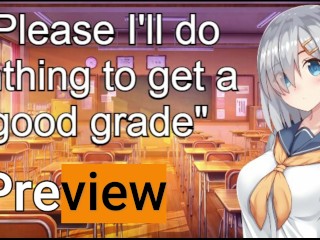 Sexy student will do "Anything" to raise her grade! ASMR JOI PREVIEW