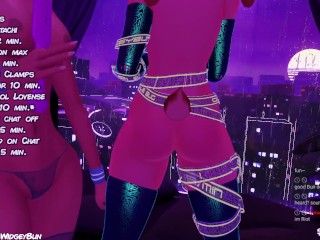 Bunny Girl Plays With Her Vibe Wand And Then Rides Her BoyFriend In VR