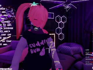 Bunny Girl Plays With Her Vibe Wand And Then Rides Her BoyFriend In VR