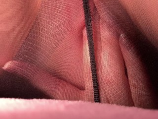 ASMR Pantyhose Masturbation and SQUIRTING ORGASM - Amy Hide