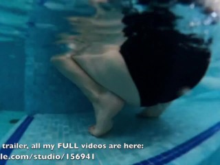 Jacuzzi water masturbation and public pool crossed legs orgasm