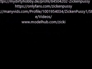 Zickenpussy rides blue MOnster Dildo 30.09.2022