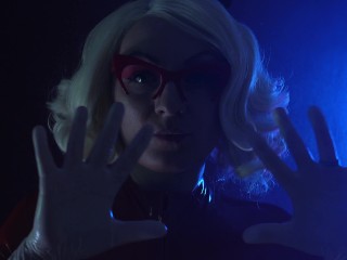 ASMR vinyl nitrile nurse doctor MEDICAL GLOVES FETISH Arya Grander in latex rubber Halloween costume