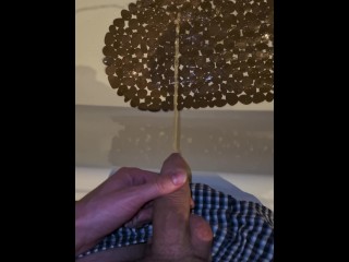 Hot night peeing to the bath POV | 4K