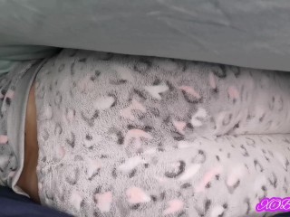 Farts under the blanket (Full 6 mins video on my Onlyfans) 