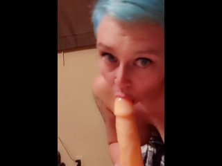 Watch me take this 9 Inch cock in my throat 