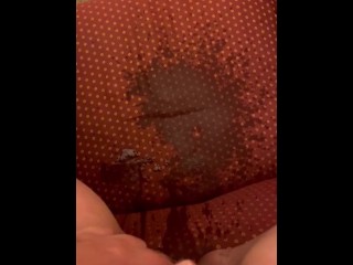 Lexus Lynn soaking the chair 