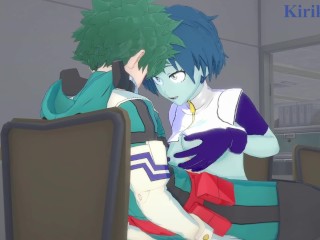 Kaoruko Awata (Bubble Girl) and Izuku Midoriya have intense sex - My Hero Academia Hentai