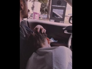 Blowjob in the drive thru!! 