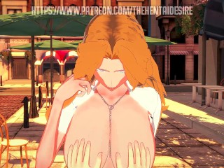 A DATE WITH RANGIKU MATSUMOTO 🥰 BLEACH HENTAI