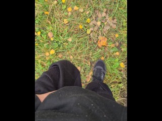 Cute 18 Teen Boy Can't Hold Pee and Desperately Moans while Peeing in Nature. | 4K