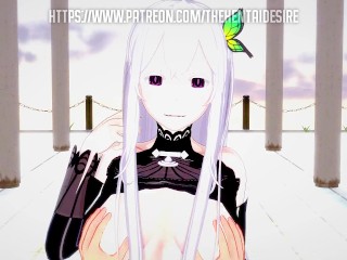 DREAMLIKE TIME WITH ECHIDNA ✨ RE:ZERO HENTAI