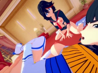 Smash slash Ryuko Matoi and Kiryuin Satsuki love sex
