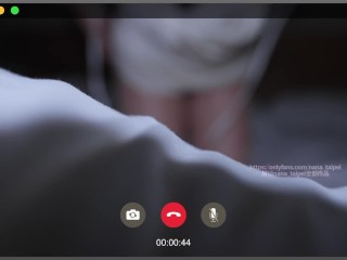 NTR:Having sex with a stranger while on a video call with my boyfriend(Full version 41min)