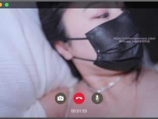 NTR:Having sex with a stranger while on a video call with my boyfriend(Full version 41min)