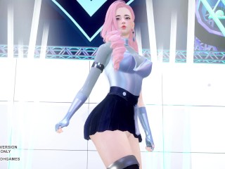 [MMD] Kep1er - Up! Ahri Seraphine Kaisa Hot Kpop Dance League Of Legends KDA AllOut