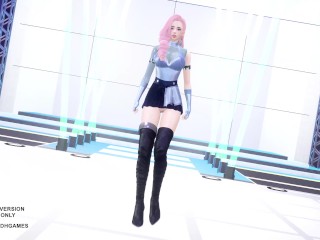 [MMD] Kep1er - Up! Ahri Seraphine Kaisa Hot Kpop Dance League Of Legends KDA AllOut