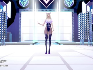 [MMD] Kep1er - Up! Ahri Seraphine Kaisa Hot Kpop Dance League Of Legends KDA AllOut