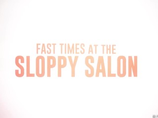 Fast Times At The Sloppy Salon - Cherie Deville, September Reign, Lulu Chu / Brazzers