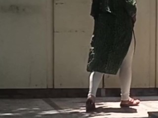 Step Mom In Public Toilet And Pissing Closeup Showing