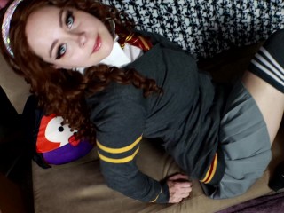 Hermione's New Favorite Spell (Harry Potter Cosplay & Creampie)