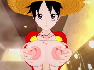 ONE PIECE MONKEY D LUFFY GENDER BENDER ANIME HENTAI 3D UNCENSORED