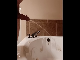 Pissing In Bathtub