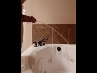 Pissing In Bathtub