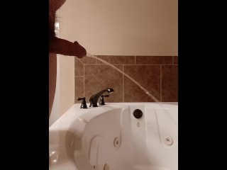 Pissing In Bathtub