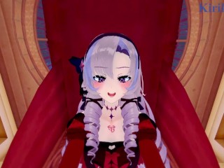 Hyakumantenbara Salome and I have intense sex in the bedroom. - Nijisanji VTuber POV Hentai