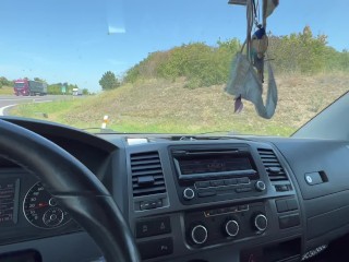 Young and Horny Hitchhiker Zuzu Sweet Fucks Married Driver