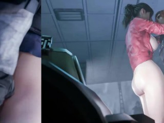 Resident Evil - Claire getting fucked in dark Parking lot