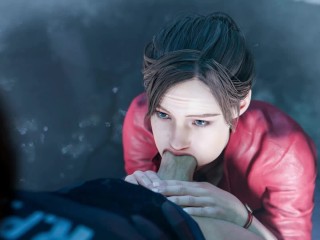 Resident Evil - Claire getting fucked in dark Parking lot