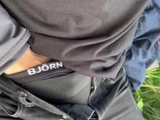 Young Hot Blonde lets me Play with her Pussy in Public Park - RISKY PUBLIC POV