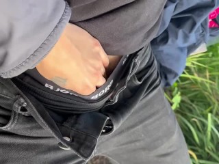 Young Hot Blonde lets me Play with her Pussy in Public Park - RISKY PUBLIC POV