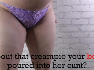 Your wife is now pregnant after your boss creampie! - Cuckold Captions ~ Cuckold Motivations