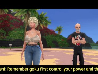 Goku and Master Roshi Gangbang Mrs.Briefs