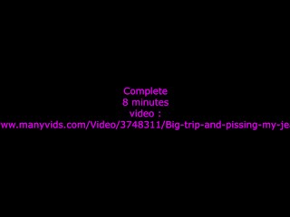 REWETTING MY JEANS SKIRT AGAIN AND AGAIN IN PUBLIC PLACES