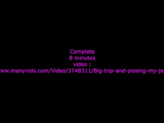 REWETTING MY JEANS SKIRT AGAIN AND AGAIN IN PUBLIC PLACES