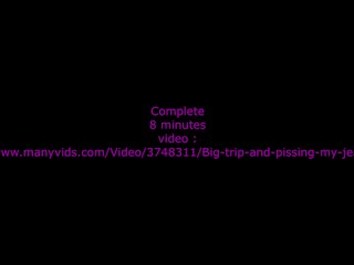 REWETTING MY JEANS SKIRT AGAIN AND AGAIN IN PUBLIC PLACES