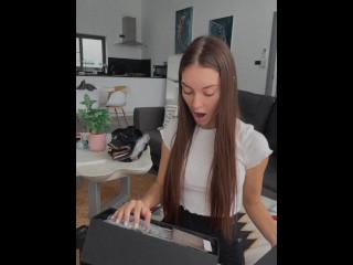 Unpacking a big box from PornHub - SolaZola