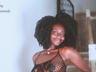 Sexy Ebony Princess Lingerie Try On!, She Is absolutely Gorgeous!