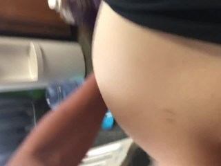 My pussy randomly gets pounded in the kitchen lol (Teaser vid!)