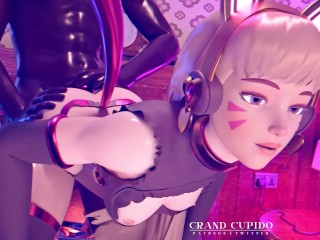 [Blacked][Bonus] Dva Sex with BBC [Grand Cupido]( Overwatch )