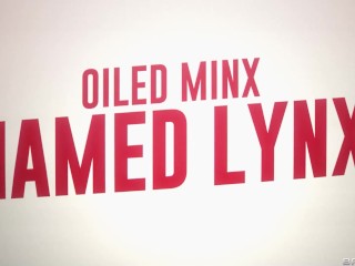 Oiled Minx Named Lynx - Angie Lynx / Brazzers